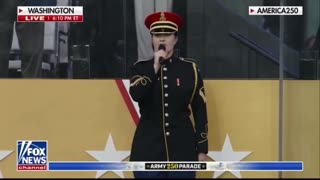 AMERICA 250 ARMY PARADE - STAR SPANGLED BANNER