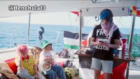 Greta Thunberg gets roasted on Israeli comedy show.