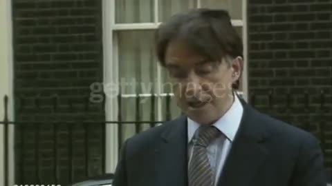 In this clip from one of Peter Mandelson's classic resignations speeches