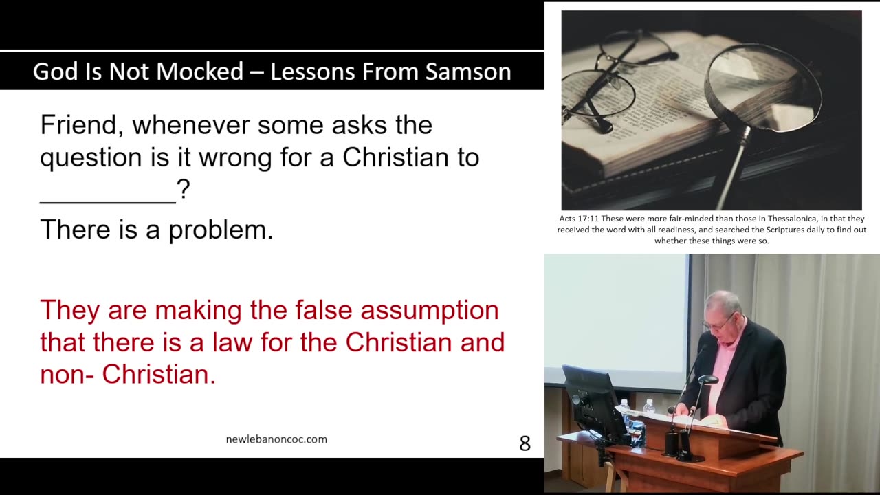 God Is Not Mocked - Lessons From Samson