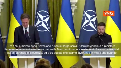 NOTIZIE DAL MONDO Rutte (NATO):Servono solide garanzie di sicurezza per l'Ucraina dall'Europa e dagli USA..detto da uno che era a giugno 2025 alla riunione del Club Bilderberg 2025 a Stoccolma in Svezia...