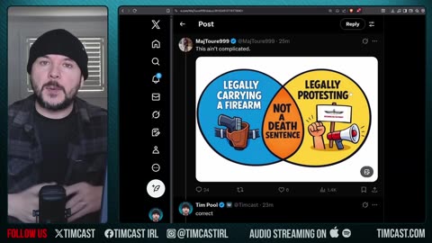 Tim Pool on killing in protest!