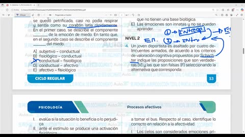AULA 20 REGULAR 2026 - 1 | Semana 11 | Psicología