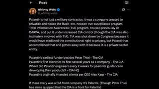 Palantir's New Data Contract With The Trump Admin