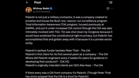 Palantir's New Data Contract With The Trump Admin