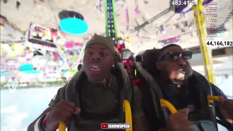 Speed went on one of the CRAZIEST rides in Oklahoma that spun in a circle 🤯🎢