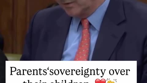 British MP Rupert Lowe reminds the UK government that it doesn't own people's children. 🔥