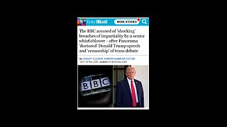BBC showing us they lie as they breathe -doctored the speech of Trump on January 6 2021
