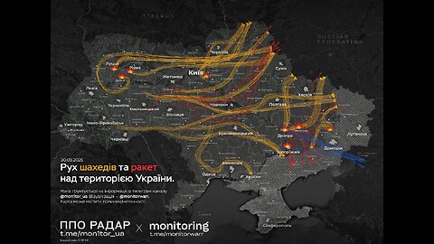 🤬 Massive Russian attack on Ukrainian cities at night! Up to 15-20 missile