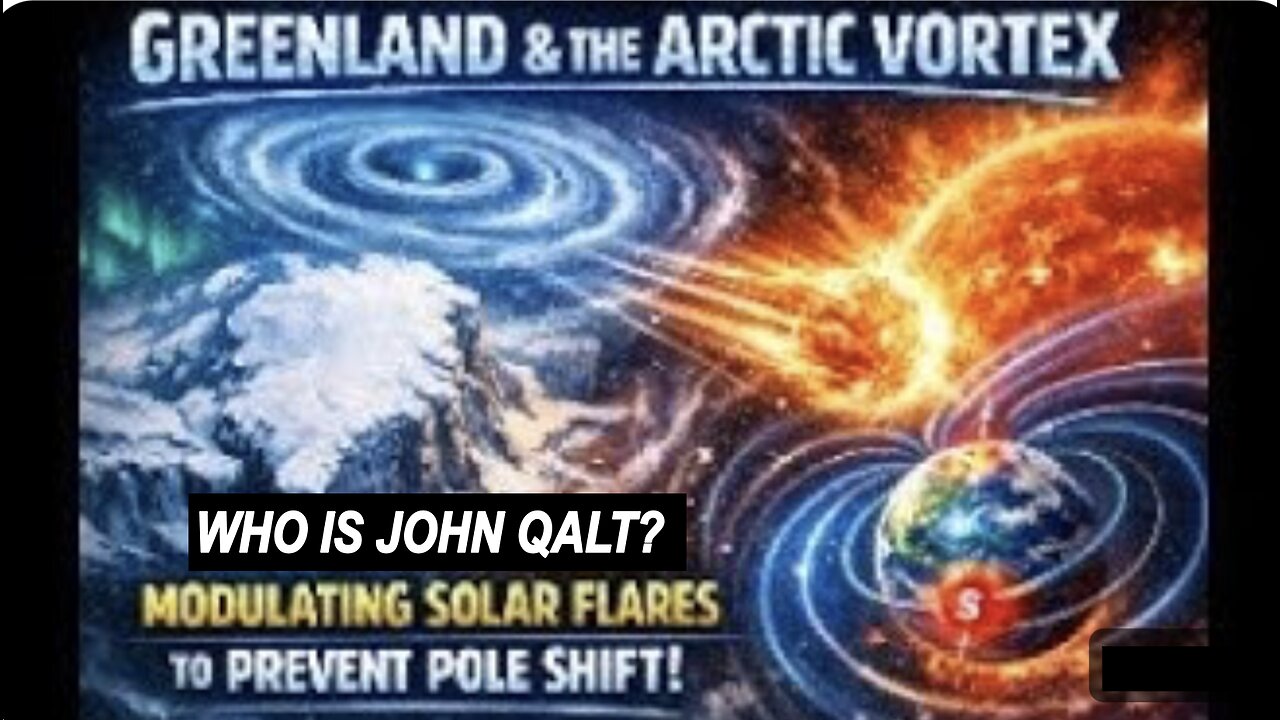 ISMAEL PEREZ W Arctic Vortex Code: How Greenland Stabilizes Earth During Solar Storms.& Pole Shifts