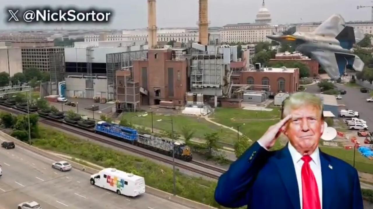 Military assets rolling into DC for President Trump’s 250th Army Anniversary Parade ~ by Nick Sortor