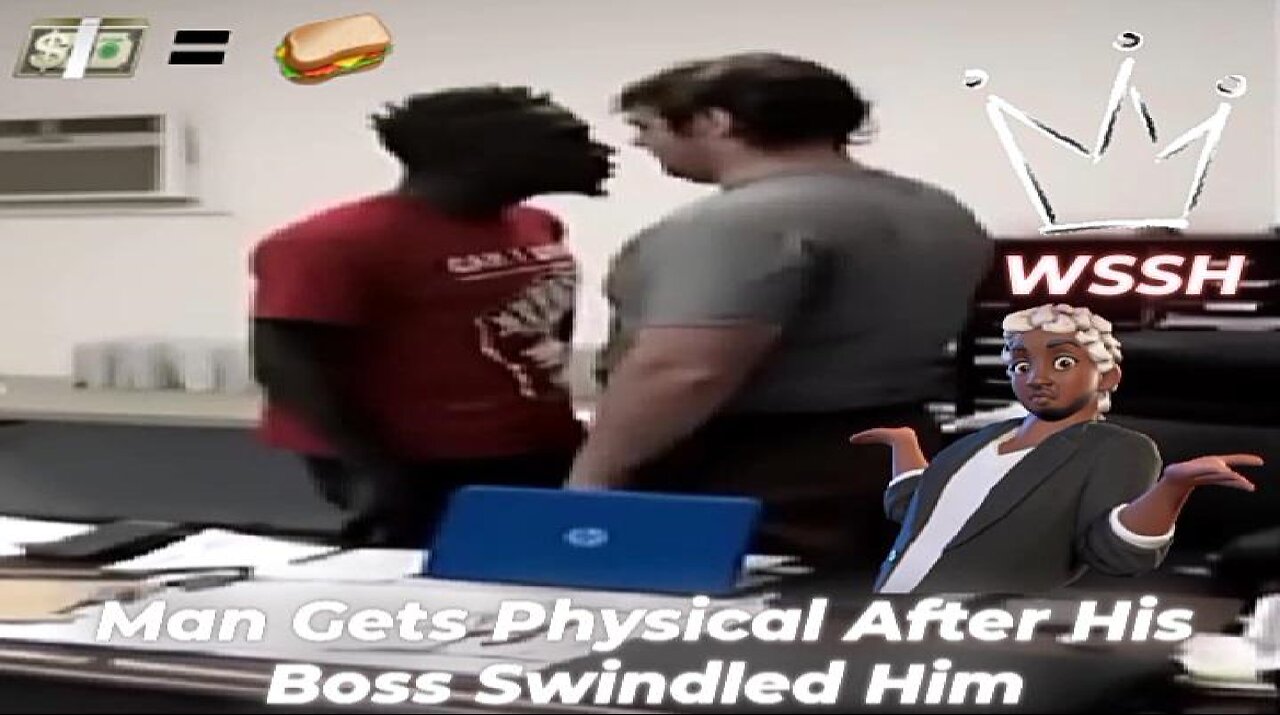 Man Confronts Boss For Shorting His Paycheck