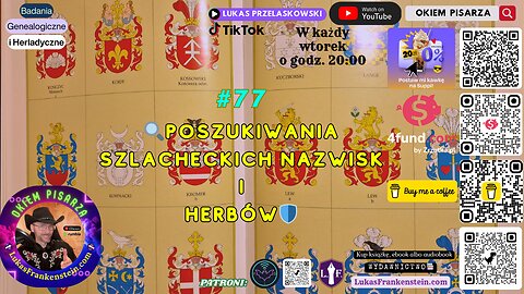 #77 Audycja: Poszukiwanie Szlacheckich Nazwisk i Herbów 📱