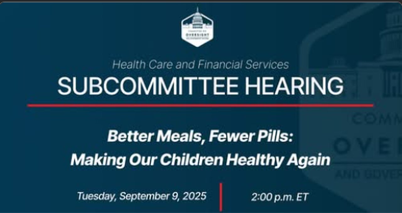 Better Meals, Fewer Pills: Making Our Children Healthy Again