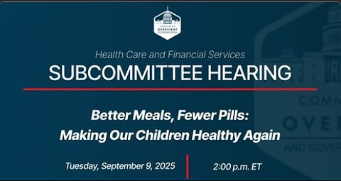 Better Meals, Fewer Pills: Making Our Children Healthy Again