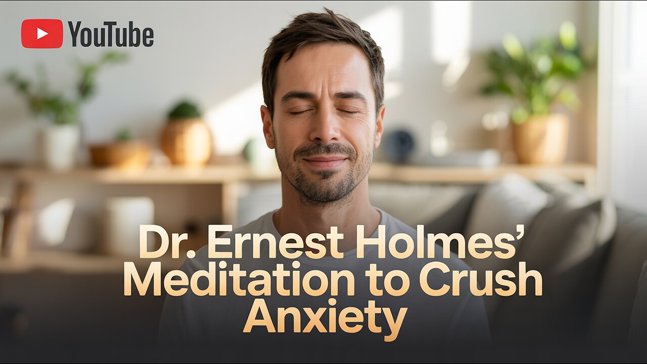 INSTANT Calm: Dr. Ernest Holmes Meditation to CRUSH Anxiety #Anxiety #ErnestHolmes #Meditation #God