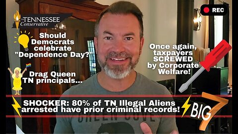 Should Dems celebrate "Dependence Day?"⚡️SHOCKER: 80% Arrested Illegals have prior criminal records!