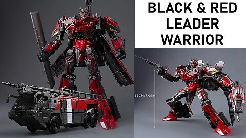 Customers reviews about this Black & Red Portable Leader Warrior Transforming Robot Toy