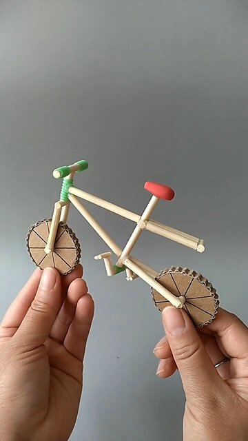 Bicycle handcraft toys