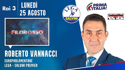 🔴 Interventi dell'On. Roberto Vannacci ospite a "Filo Rosso" del 25.08.2025