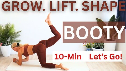 Booty Workout, How to Get Bubble Booty, At Home Booty Lifting Routine!