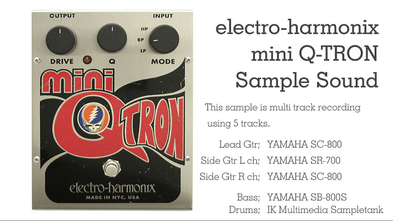 electro-harmonix mini Q-TRON Sample Sound