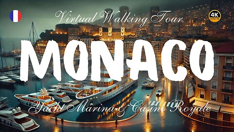 Luxury Life in Monaco 🇲🇨 | Stunning Harbor & Famous Casino – Silent Virtual Tour