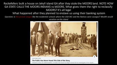 WHAT HAPPENED AT JEKYLL ISLAND W/THE USA INC FEDERAL FAKE FOREIGN GOVT AND FAKE MONEY