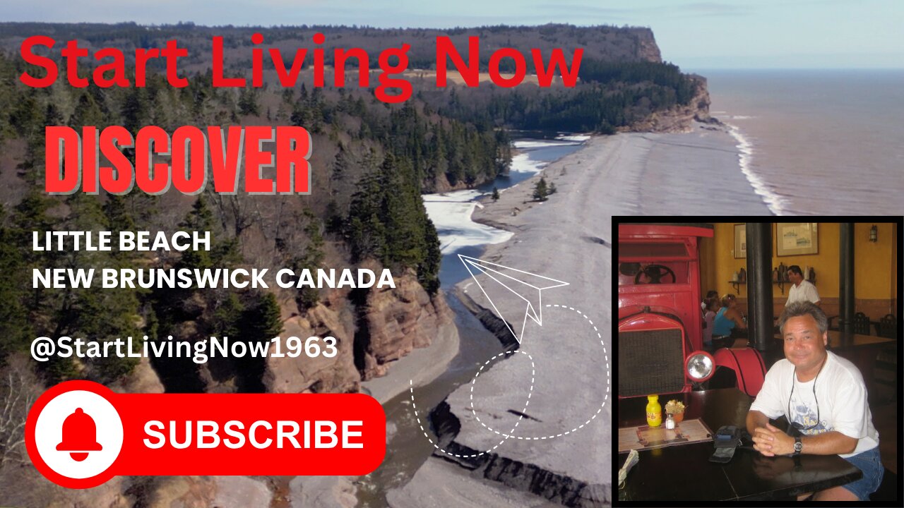 Little Beach & St. Martins – Scenic Stops Near the Fundy Trail Parkway, New Brunswick @DJI