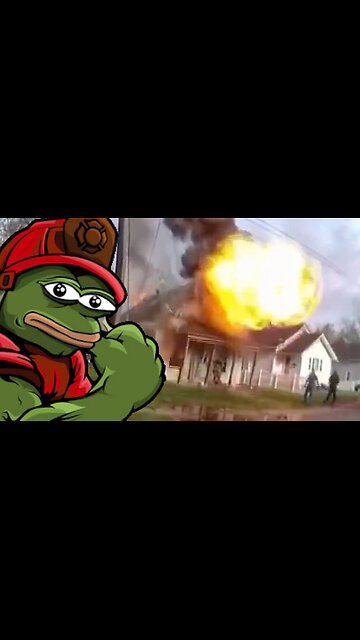 Men Rush Towards House That Just Blew Up To Save Fire Fighter