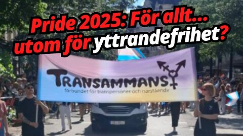 Pride säger sig stå för frihet – men undviker detta ämne