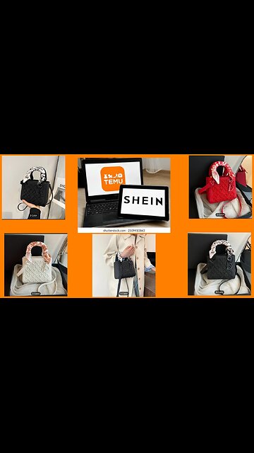 Elegant Black Handbag with Floral Pattern Shoulder Strap & Magnetic Closure