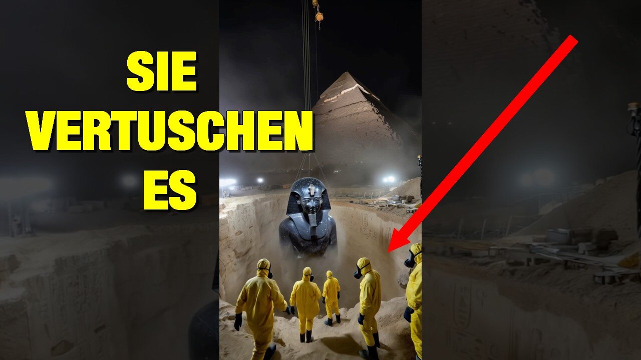 Jetzt packt er über den Tunnel unter den Pyramiden aus!