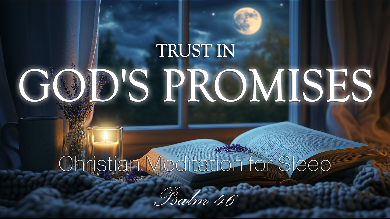 Christian Meditation for Sleep | Let Go of Fear and Receive Calm, Trust in God's Promises