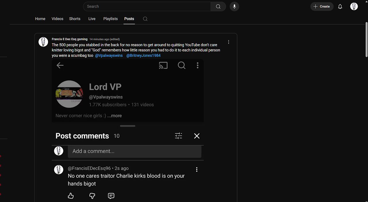 id throw 1,000 bigot victoria j's to the corn to swap vegan for charlie kirk