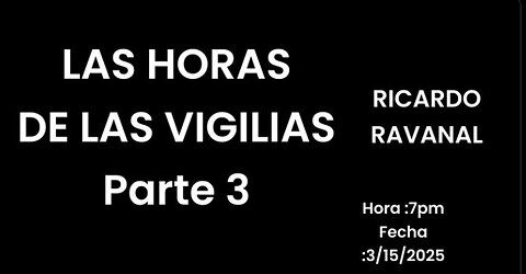 LA TERCERA VIGILIA RICARDO RAVANAL