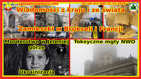 Wiadomości Zamieszki w Brukseli i Francji Ukrainizacja Toksyczne mgły NWO