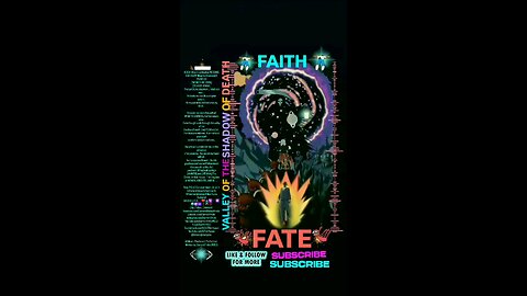 ▪︎FAITH AND FATE/VALLEY OF THE SHADOW OF DEATH▪︎