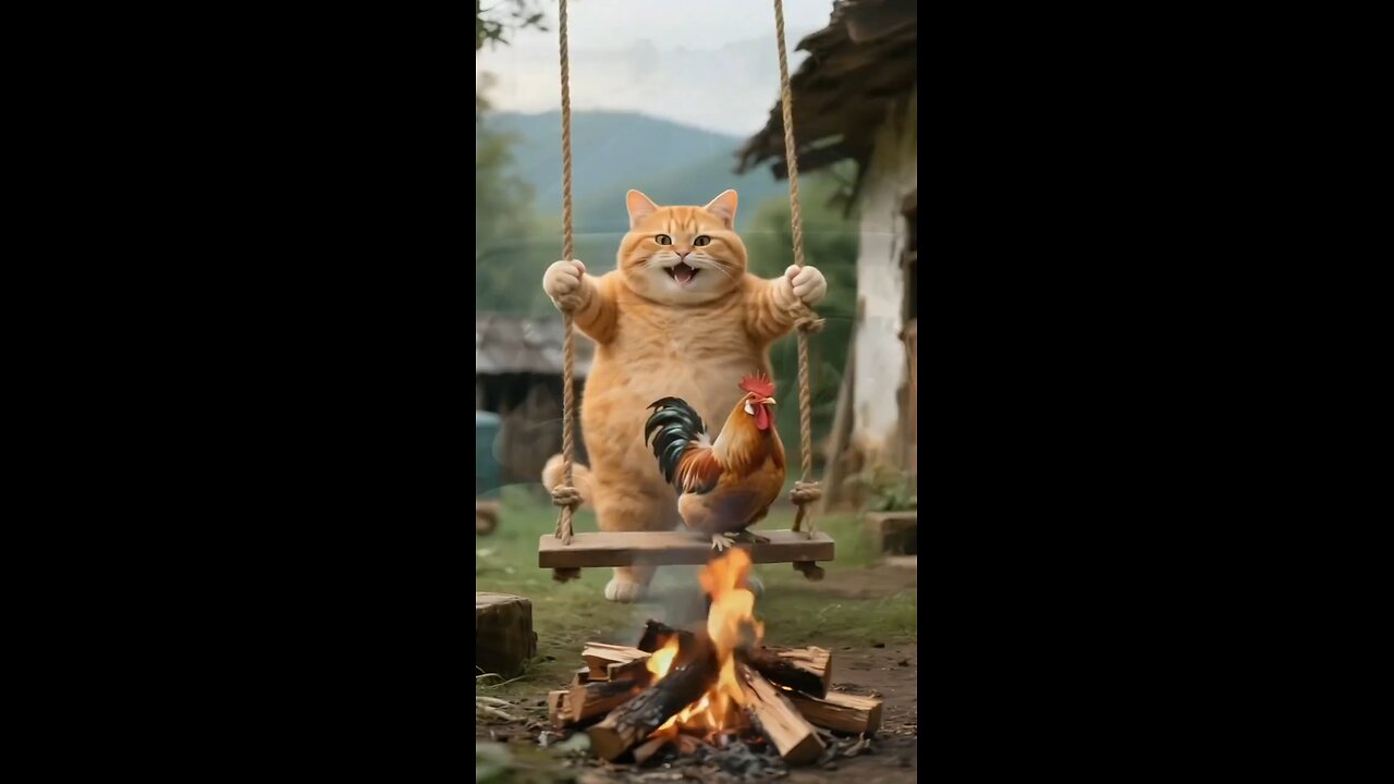 cat vs hen