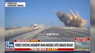 The Moment Iran Missle Strikes Israeli Road, IDF Destroys Iranian Fighter Jets