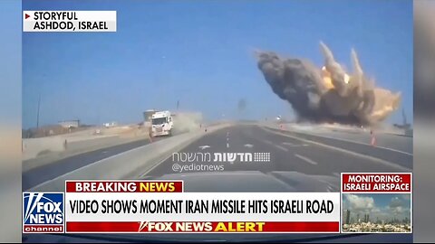 The Moment Iran Missle Strikes Israeli Road, IDF Destroys Iranian Fighter Jets