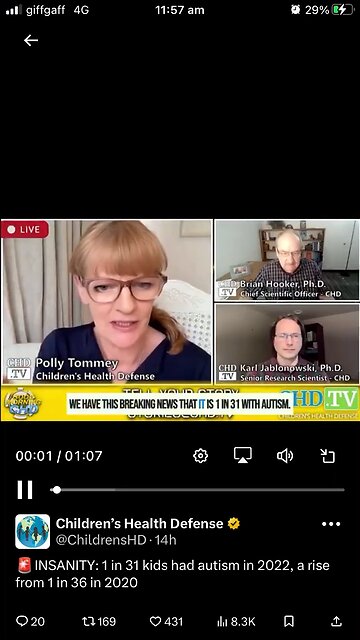 Children Health Defence : vaccines and autism