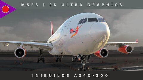 UPDATED A340 to Paris! | Inibuilds A340 | MSFS 2024 | Ultra Graphics