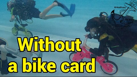 Without a bike card | Poland | Gdynia | Diving children