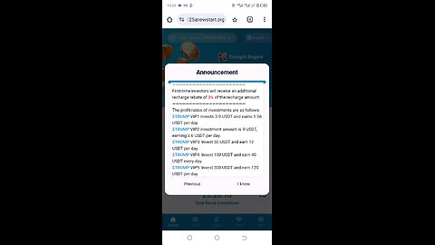 Tump's Empire Staking platform crypto currency launched today/ legit and long term