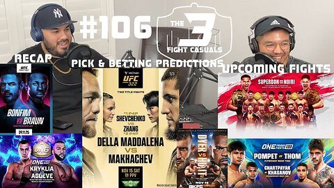 The 3 Fight Casuals #106 UFC 322 Islam Makhachev vs Jack Della Maddalena PICK & BETTING PREDICTIONS