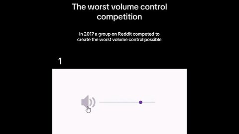 Volume control