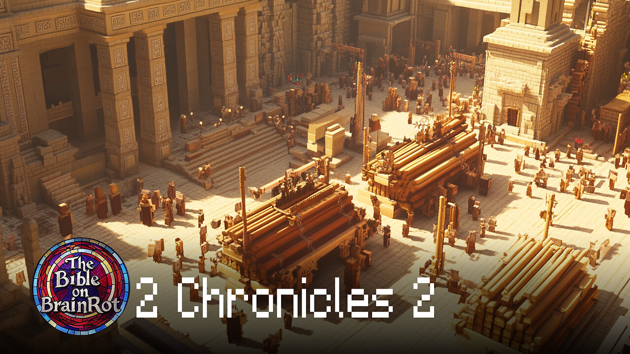 📖 2 Chronicles 2 – Building for God | The Bible on BrainRot