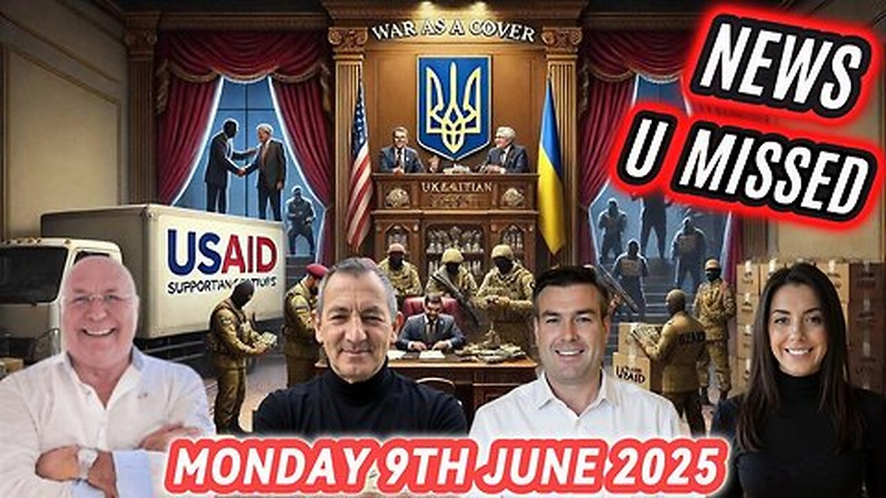 CHARLIE WARD DAILY NEWS WITH CHARLIE WARD, PAUL BROOKER & LEMBIT OPIK MONDAY 9TH JUNE 2025