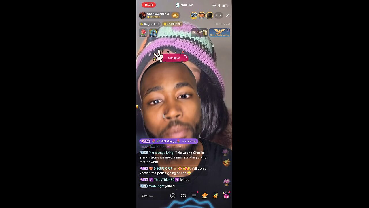 Charlie called the Law to 21 house